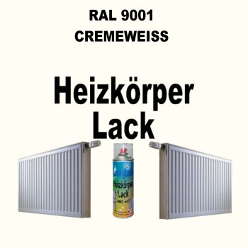 Heizkörperlack Spray RAL 9001 CREMEWEISS 400 ml
