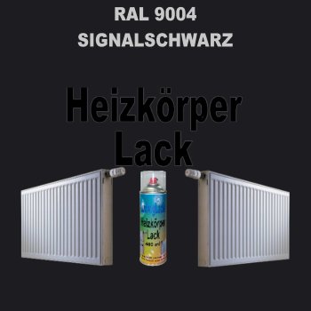 Heizkörperlack Spray RAL 9004 Signalschwarz 400 ml