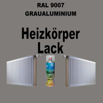 Heizkörperlack Spray RAL 9007 GRAUALUMINIUM 400 ml