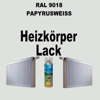 Heizkörperlack Spray RAL 9018 Papyrusweiss 400 ml
