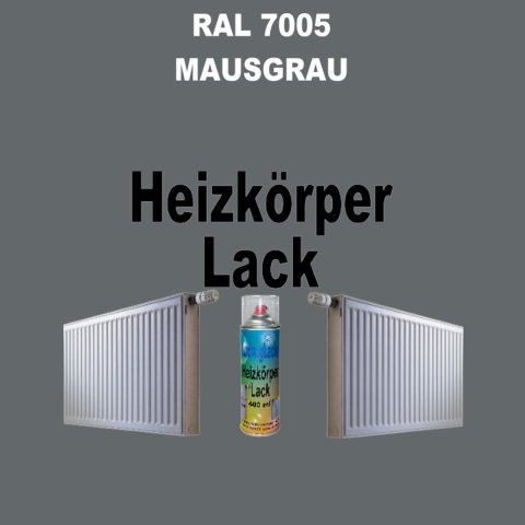 Heizkörperlack Spray RAL 7005 MAUSGRAU 400 ml