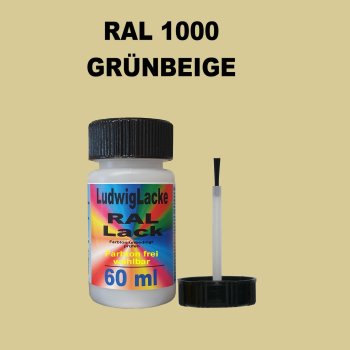 RAL 1000 Grünbeige Lackstift 60ml mit Pinsel
