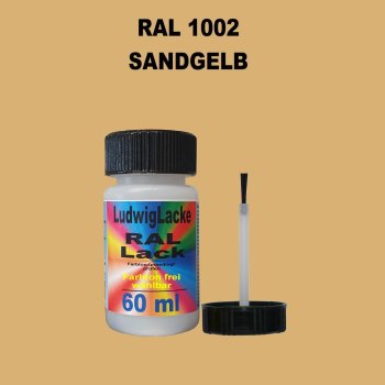 RAL 1002 Sandgelb Lackstift 60ml mit Pinsel