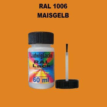 RAL 1006 Maisgelb Lackstift 60ml mit Pinsel