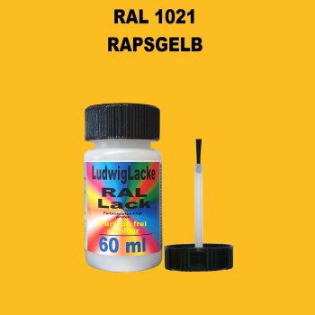 RAL 1021 Rapsgelb Lackstift 60ml mit Pinsel