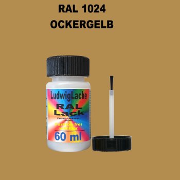 RAL 1024 Ockergelb Lackstift 60ml mit Pinsel