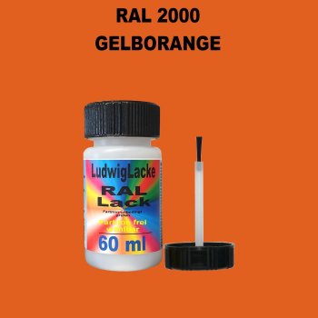 RAL 2000 Gelborange Lackstift 60ml mit Pinsel