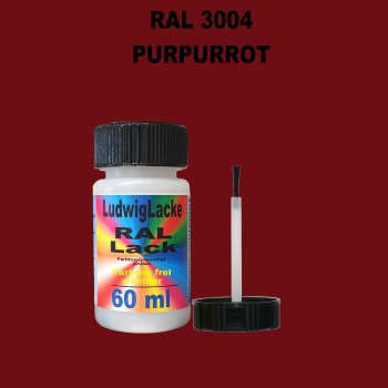 RAL 3004 Purpurrot Lackstift 60ml mit Pinsel