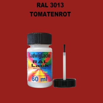 RAL 3013 Tomatenrot Lackstift 60ml mit Pinsel