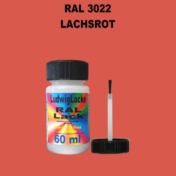 RAL 3022 Lachsrot Lackstift 60ml mit Pinsel