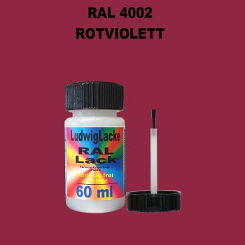 RAL 4002 Rotviolett Lackstift 60ml mit Pinsel