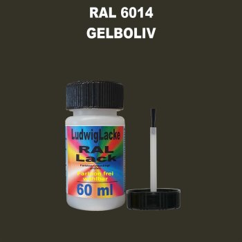 RAL 6014 Gelboliv Lackstift 60ml mit Pinsel