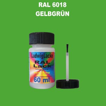 RAL 6018 Gelbgrün Lackstift 60ml mit Pinsel