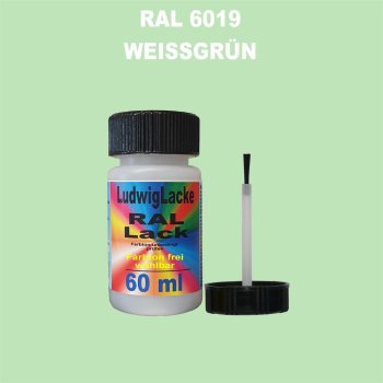 RAL 6019 Weissgrün Lackstift 60ml mit Pinsel