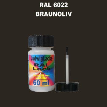 RAL 6022 Braunoliv Lackstift 60ml mit Pinsel