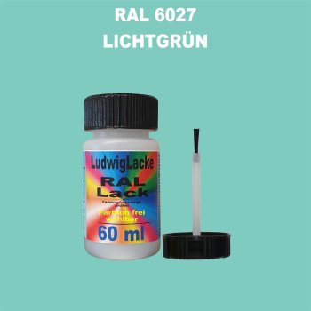 RAL 6027 Lichtgrün Lackstift 60ml mit Pinsel