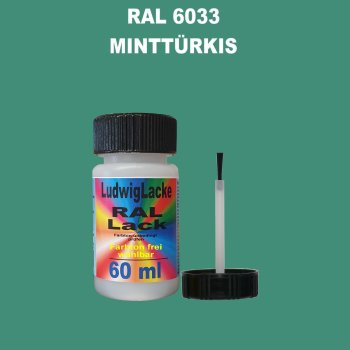 RAL 6033 Minttürkis Lackstift 60ml mit Pinsel