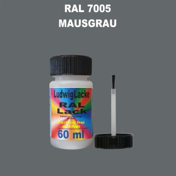 RAL 7005 Mausgrau Lackstift 60ml mit Pinsel