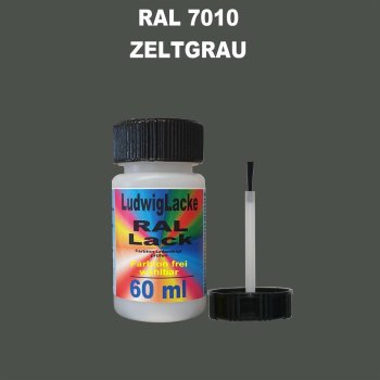 RAL 7010 Zeltgrau Lackstift 60ml mit Pinsel