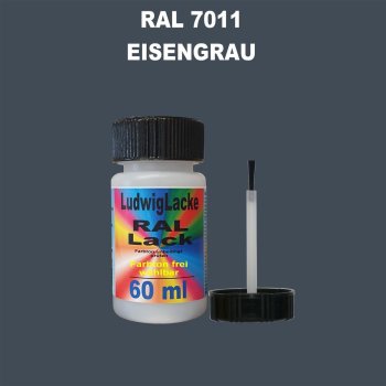 RAL 7011 Eisengrau Lackstift 60ml mit Pinsel