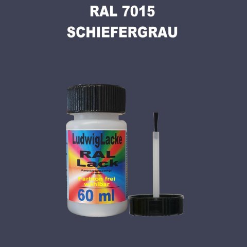 RAL 7015 Schiefergrau Lackstift 60ml mit Pinsel