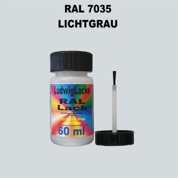 RAL 7035 Lichtgrau Lackstift 60ml mit Pinsel