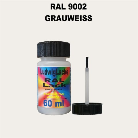 RAL 9002 Grauweiss Lackstift 60ml mit Pinsel