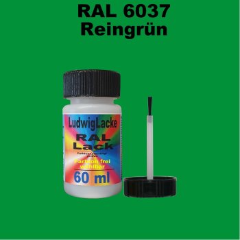 RAL 6037 Reingrün Lackstift 60ml mit Pinsel