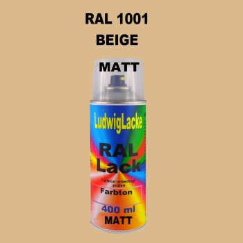 RAL 1001 BEIGE Matt 400 ml 1K Spray