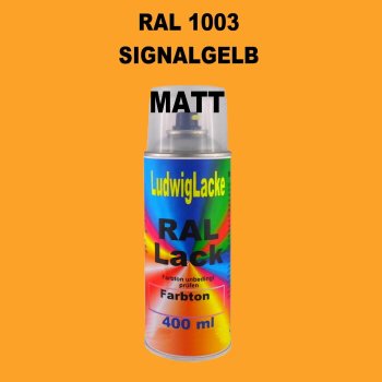 RAL 1003 SIGNALGELB Matt 400 ml 1K Spray