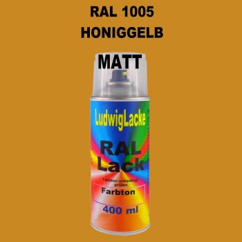 RAL 1005 HONIGGELB Matt 400 ml 1K Spray