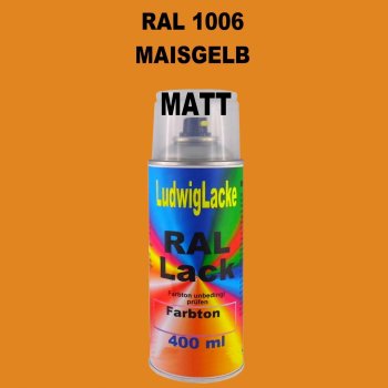 RAL 1006 MAISGELB Matt 400 ml 1K Spray