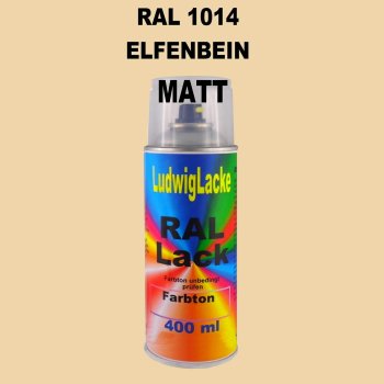 RAL 1014 ELFENBEIN Matt 400 ml 1K Spray