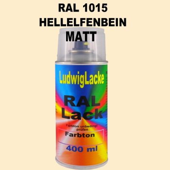 RAL 1015 HELLELFENBEIN Matt 400 ml 1K Spray