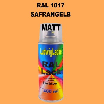 RAL 1017 SAFRANGELB Matt 400 ml 1K Spray