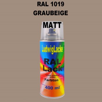 RAL 1019 GRAUBEIGE Matt 400 ml 1K Spray