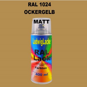 RAL 1024 OCKERGELB Matt 400 ml 1K Spray