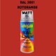 RAL 2001 ROTORANGE Matt 400 ml 1K Spray