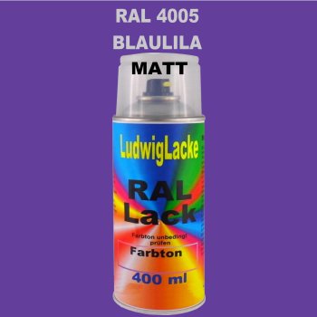 RAL 4005 BLAULILA Matt 400 ml 1K Spray