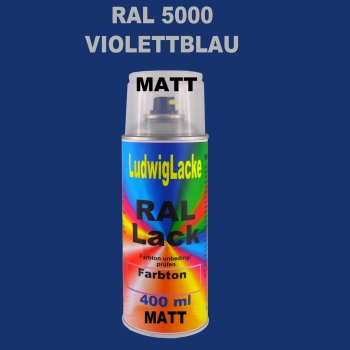 RAL 5000 Violettblau Matt 400 ml 1K Spray