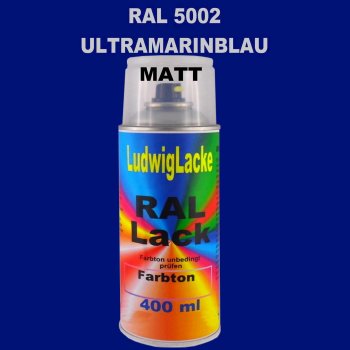 RAL 5002 Ultramarinblau Matt 400 ml 1K Spray