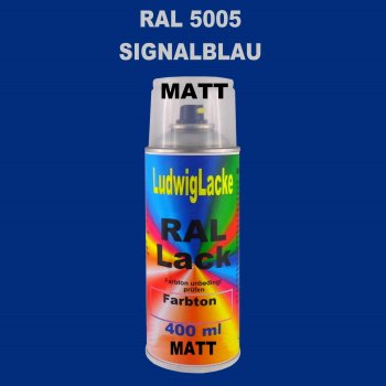 RAL 5005 Signalblau Matt 400 ml 1K Spray