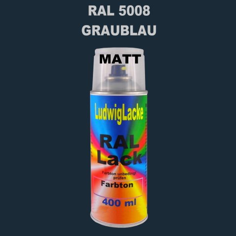 RAL 5008 GRAUBLAU Matt 400 ml 1K Spray