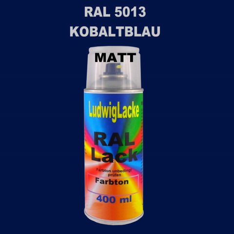 RAL 5013 Kobaltblau Matt 400 ml 1K Spray