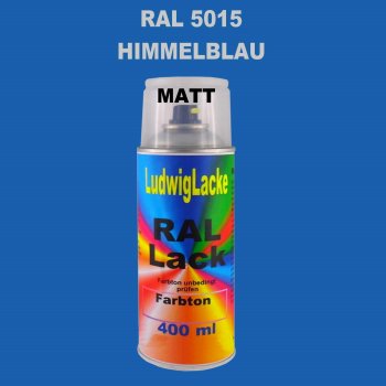 RAL 5015 Himmelblau Matt 400 ml 1K Spray