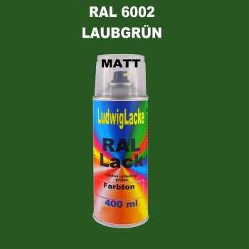 RAL 6001 SMARAGDGRÜN Matt 400 ml 1K Spray