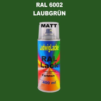 RAL 6002 LaubGrün Matt 400 ml 1K Spray