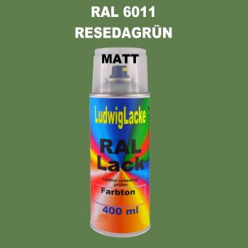 RAL 6011 ResedaGrün Matt 400 ml 1K Spray