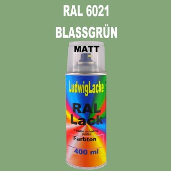 RAL 6021 BlassGrün Matt 400 ml 1K Spray