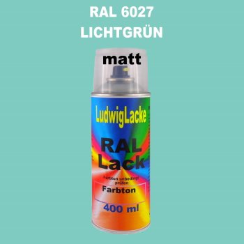 RAL 6027 LICHTGRÜN Matt 400 ml 1K Spray